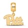 14K Yellow Gold Over Sterling Silver LogoArt University of Pittsburgh
Small Dangle Bead