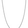 Rhodium Over 14k White Gold 2.5mm Solid Franco 16 Inch Chain