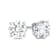 Lab Grown White Diamond 14K White Gold Stud Earrings VS1 Clarity E
Color, IGI Certified 2ctw