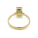1.29 Ctw Emerald Ring in 14K YG
