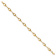 14k Yellow Gold 8mm Polished Fancy Link Bracelet