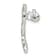 Sterling Silver Polished Butterfly Pin Brooch