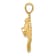 14k Yellow Gold Divers Helmet Pendant