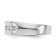 Rhodium Over 14K White Gold Lab Grown Diamond Men's Band
