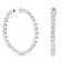 5.00ctw Diamond Hoop Earrings in 14k White Gold