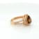 2.01 Ctw Brown Diamond and 0.79 Ctw White Diamond Ring in 14K YG