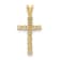 14K Yellow Gold A Diamond Latin Cross Pendant