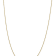 18K Yellow Gold 1mm Solid Diamond-Cut Spiga 16 Inch Chain