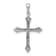 Rhodium Over 14k White Gold Diamond Cross Pendant