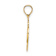 14k Yellow Gold #1 Sister in Heart Charm
