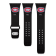 Gametime NHL Montreal Canadiens Black Silicone Apple Watch Band (38/40mm
M/L). Watch not included.