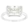 Moissanite Radiant-Cut Solitaire Ring In Platinum-Enhanced Sterling
Silver 4.00ctw Diamond Equivalent Weight