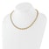 14K Yellow Gold Polished Fancy Knot Links Necklace
