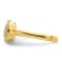 14K Yellow Gold Lab Grown Diamond SI1/SI2, G H I, Squared Halo Ring