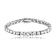 CZ Tennis Bracelet In Sterling Silver 7 Inch