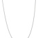 Rhodium Over 14k White Gold 0.9mm Solid Cable 20 Inch Chain