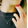 Garnet 14K Rose Gold Over Sterling Silver Heart Shape Pendant With Chain