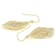 Dangle Earrings In 18K Gold Over Sterling Silver