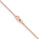 14k Rose Gold 0.95mm Solid Box 24 Inch Chain
