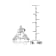 Triangle CZ Stud Earrings In Sterling Silver