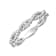 Rope Twist Band Ring In Sterling Silver