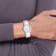 Charles Hubert Stainless Steel/Ceramic White Dial Watch