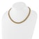 14K Yellow Gold Diamond-cut Braided Rope Chain 17.5-inch with 1-inch
Ext. Necklace