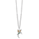 Rhodium Over Sterling Silver Cubic Zirconia Crystal Hummingbird 16 Inch
with 2" Extension Necklace