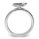 Rhodium Over Sterling Silver Stackable Expressions Marcasite Heart Ring
