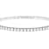Polished Lab-Grown Diamond Flex Bangle Bracelet 2.50ctw In Platinum Over
Sterling Silver