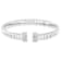 CZ Tubogas Bangle In Sterling Silver 0.86ctw