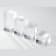 Acrylic Gemstone Display Stands 4x4, 4x6, 4x8, 4x10cm Set Of 4