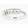 Opal And Diamond Accent Band Ring In Sterling Silver