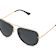 Quay All In Mini Black Aviator Frame / Smoke Lenses Sunglasses