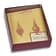 Copper Dipped Evergreen Leaf Gold Tone Shepherd Hook Earrings