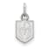 Rhodium Over Sterling Silver NHL LogoArt NHL Vegas Golden Knights Extra
Small Pendant