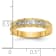 14K Yellow Gold AA Quality Ladies Wedding Band