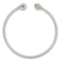 Sterling Silver Textured Love Knot Cuff Bracelet
