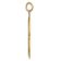 14k Yellow Gold Solid Polished and Satin Oval St. Joseph Medal Pendant