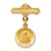 14k Yellow Gold Satin Saint Lucy Medal Pin