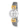 Charles Hubert Two-tone Stainless Steel Wire Bangle Silver Dial Watch