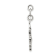Sterling Silver Antiqued Witch Slide Pendant