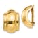 14k Yellow Gold Clip-on Stud Earrings
