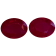 Ruby 9x7mm Oval Matched Pair 4.16ctw