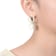 Freshwater Pearl Drop Earrings In 14K Gold Over Sterling Silver