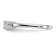 Rhodium Over 14K White Gold Lab Grown Diamond SI1/SI2, G H I, 3-Stone
Engagement Ring