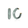 14K Yellow Gold Over Sterling Silver Illusion Acrylic Hoops in Watercress