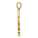 14K Yellow Gold Polished LOVE Diamond Pendant