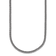Rhodium Over Sterling Silver Polished 3.0mm Franco 18 Inch Chain