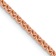 14k Rose Gold 1.7mm Solid Polished Spiga Chain